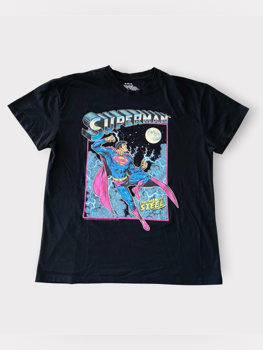 Superman Man of Steel Graphic T-Shirt | Size XL